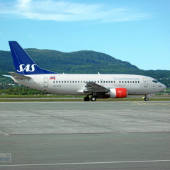 LN-BUC B737-505 SAS Trondheim