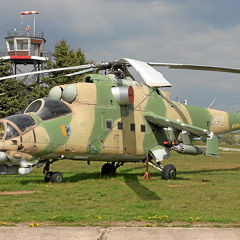 0142 ex. Czech Air Force, Mi-24D (1549 visitas) Grossenhain 2014 0142 ex. Czech Air Force, Mi-24D