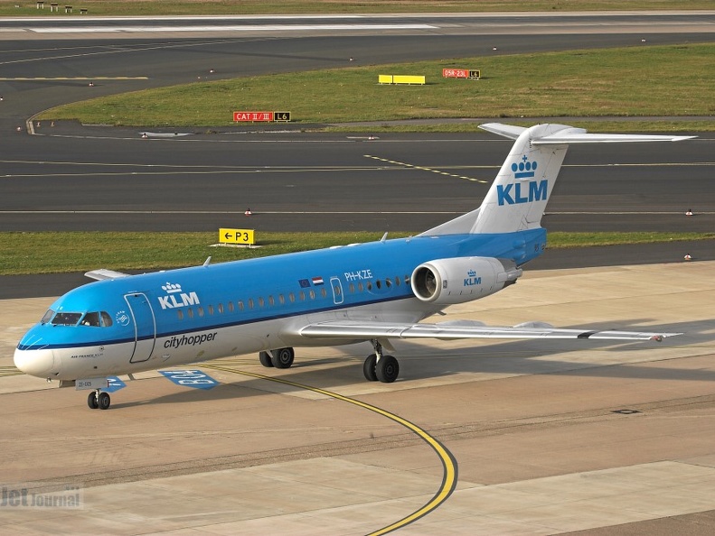 PH-KZE Fokker 70 KLM Cityhopper DUS