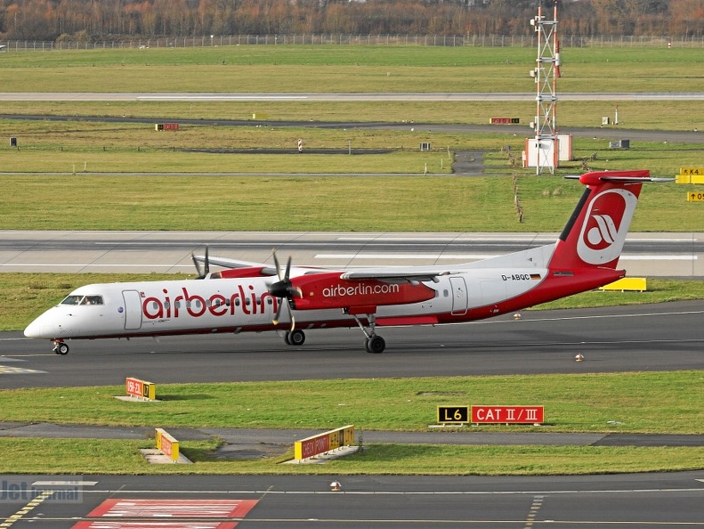 D-ABQC DHC-8 402 LGW Air Berlin DUS