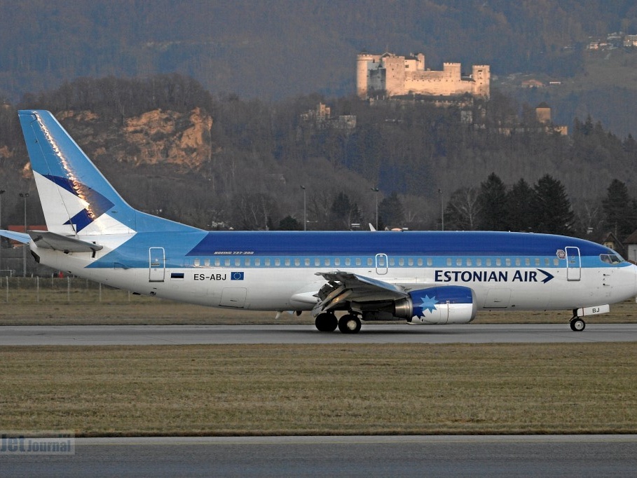 ES-ABJ B737-33R Estonian Air Salzburg SZG