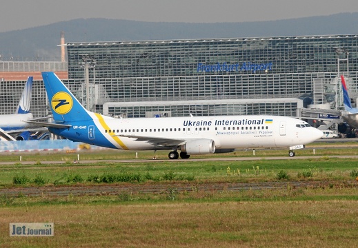 UR-GAO B737-4Z9 Ukraine International Airlines Frankfurt FRA EDDF