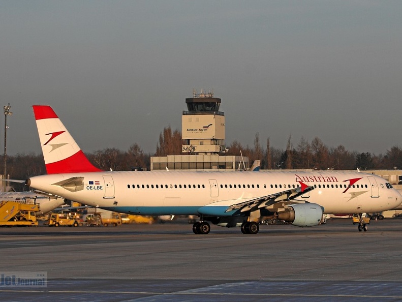 OE-LBE Wachau A321-211 Austrian Airlines Salzburg SZG