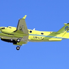 LN-LTJ Beech B200 Lufttransport Luleå