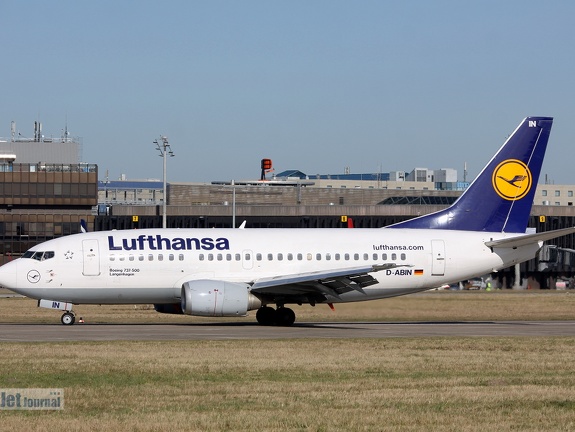 D-ABIN, Boeing 737-500, Lufthansa
