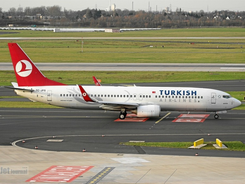 TC-JFG B737-8F2 Turkish Airlines DUS