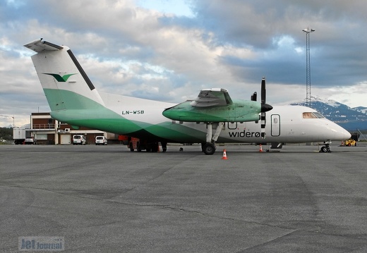 LN-WSB DHC-8 202Q Widerøe TOS