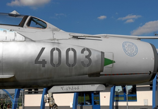 4003 MiG-21MFN detail steuerbord