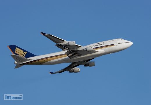 9V-SPI B747-412 Singapore Airlines Frankfurt FRA EDDF