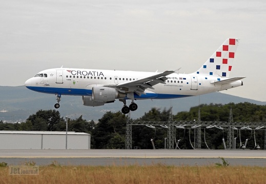 9A-CTL A319-112 Croatia