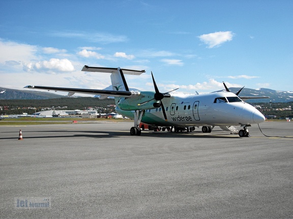 LN-WIU DHC-8 102A Widerøe TOS