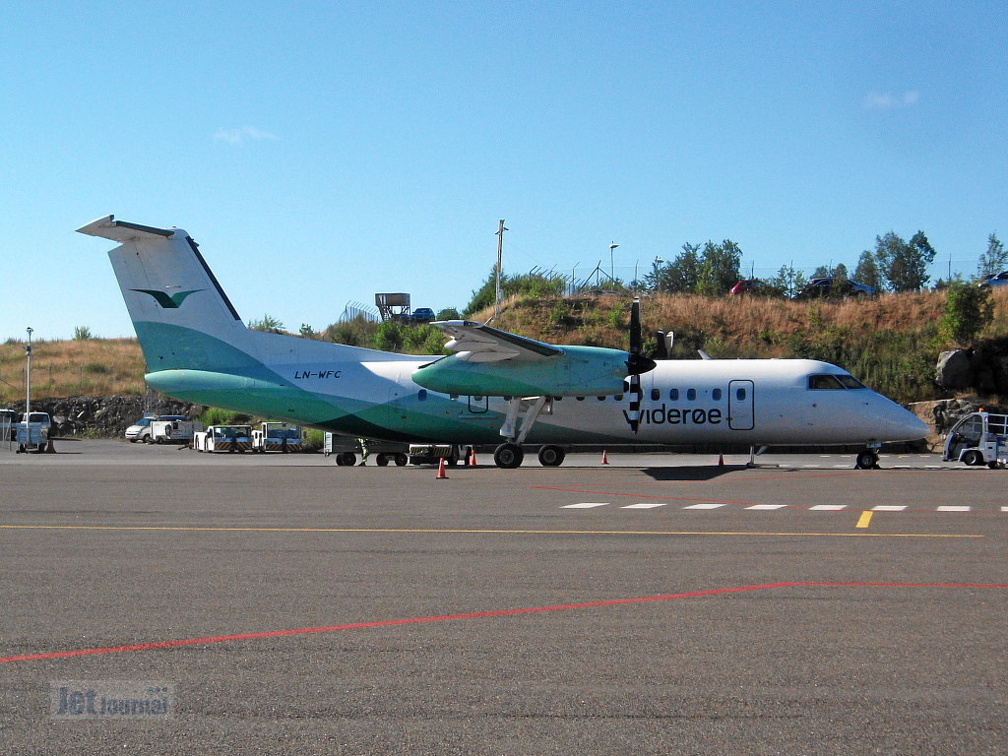 LN-WFC DHC-8 311 Widerøe TRF (3638 odwiedzin) Sandefjord Torp/TRF LN-WFC DHC-8 311 Widerøe TRF