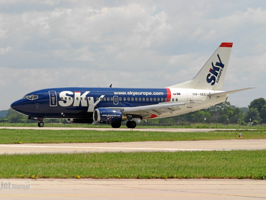 OM-SEC Boeing 737-500 SkyEurope (1287 visitas) OM-SEC Boeing 737-500 SkyEurope