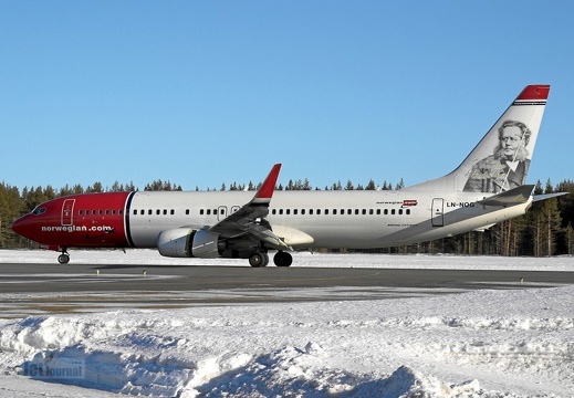 LN-NOG B737-86N Norwegian Luleå