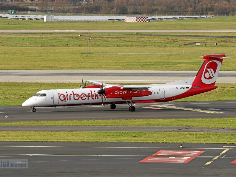 D-ABQF DHC-8 400 LGW Air Berlin DUS