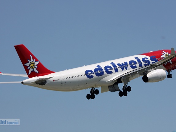 HB-JHQ, Airbus A330-343, Edelweiss