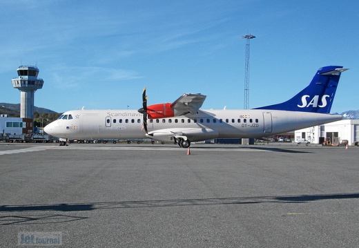 OY-JZD ATR 72-600 SAS lsd from Jettime Tromsø