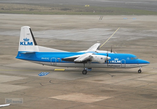 PH-KVG Fokker 50 KLM Cityhopper in DUS