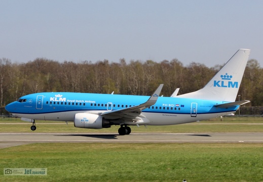 PH-BGI, Boeing 737-7K2, KLM