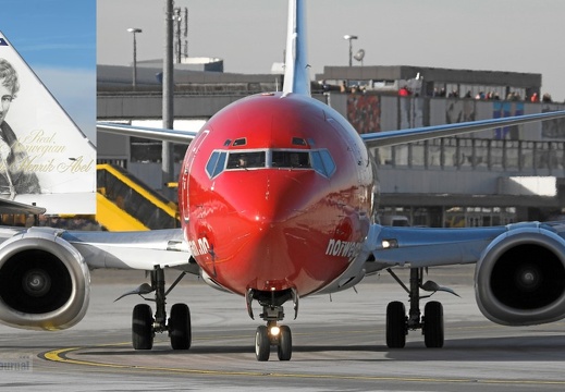 LN-KKV Niels Henrik Abel B737-3Y5 Norwegian Salzburg SZG