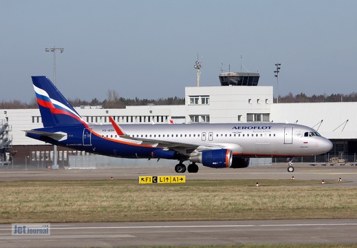 VQ-BSH, Airbus A320 Aeroflot