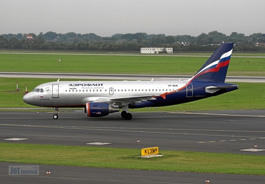 VP-BUN A319-112 Aeroflot