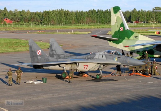 77 MiG-29 1.elt Polish Air Force