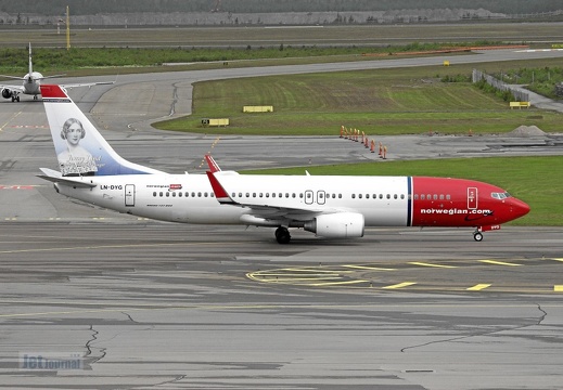 LN-DYG B737-8JP Norwegian Air Shuttle Jenny Lind