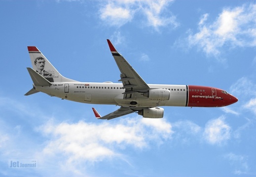 LN-NOF B737-86N Norwegian Trondheim Værnes