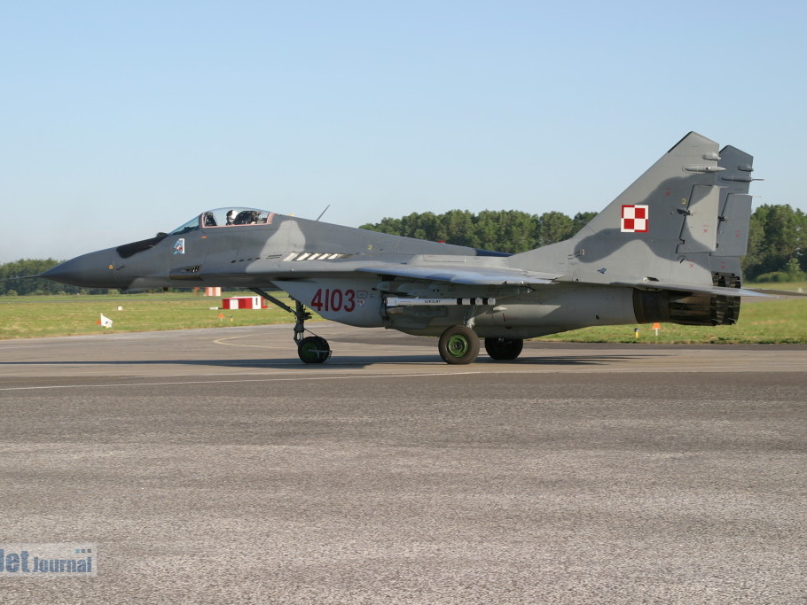 4103 MiG-29G 41elt ex 29+16 ex 699 (1147 návštěv) 4103 MiG-29G 41elt ex 29+16 ex 699