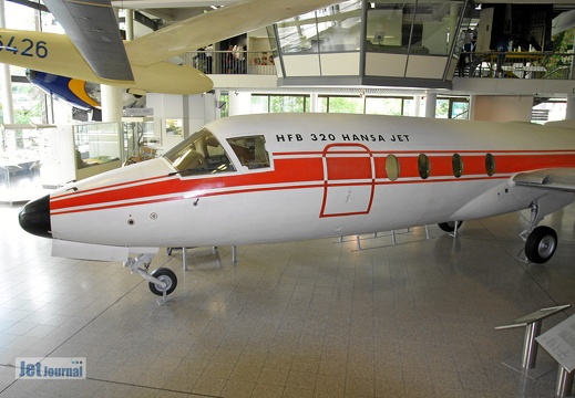 D-CLOU Hamburger Flugzeugbau HFB-320 Hansa Jet cn 320-1002