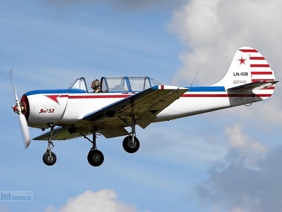 LN-IGB Aerostar Jak-52 (1450 návštěv) LN-IGB Aerostar Jak-52