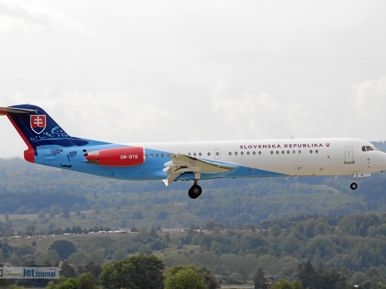 OM-BYB, Fokker 100