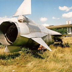 Tu-123 Jastreb Heckansicht