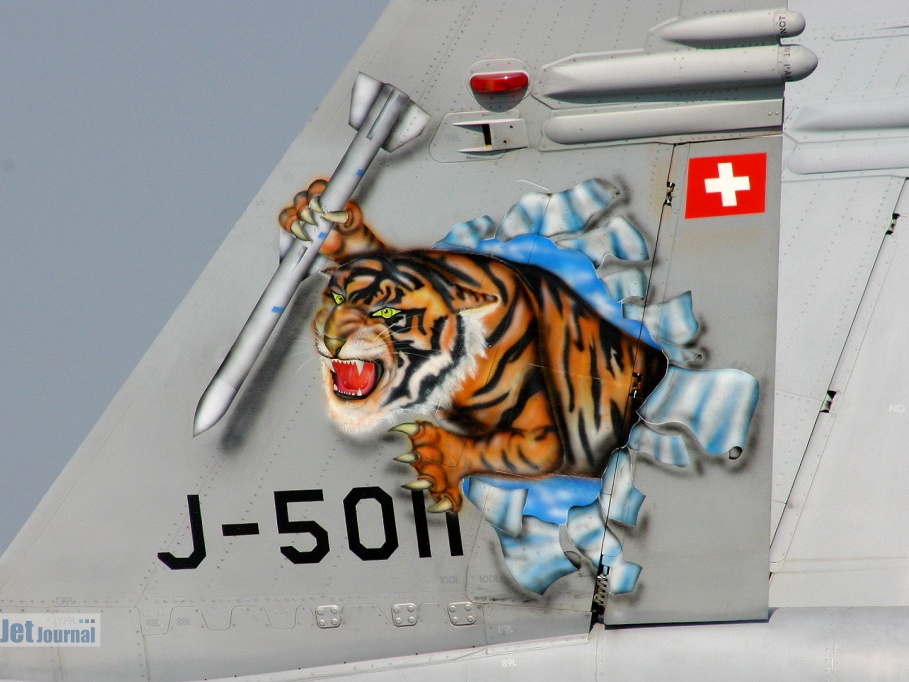 J-5011, F/A-18C, Schweizer Luftwaffe, Tiger 