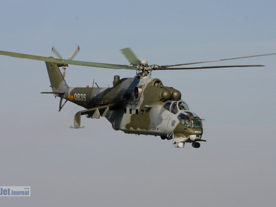 0835, Mi-24W, Tschechische Luftstreitkräfte