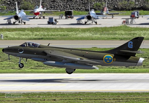 LN-HNT Hawker Hunter MKk58F