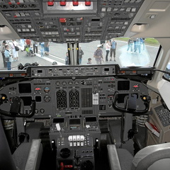 OH-SAK Avro 146 RJ85 Blue 1 Cockpit (2877 відвідувань) OH-SAK Avro 146 RJ85 Blue 1 Cockpit