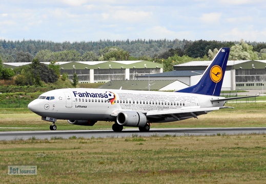 D-ABEK, Boeing B737-330 Lufthansa Fanhansa