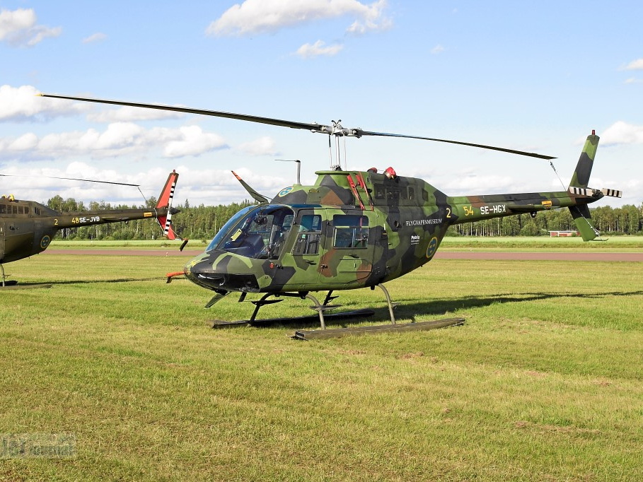 SE-HGX Bell Agusta Hkp6B JetRanger AB-206B (1892 visingar) SE-HGX Bell Agusta Hkp6B JetRanger AB-206B