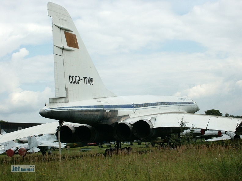 Tupolew Tu-144, CCCP-77106 Heckansicht