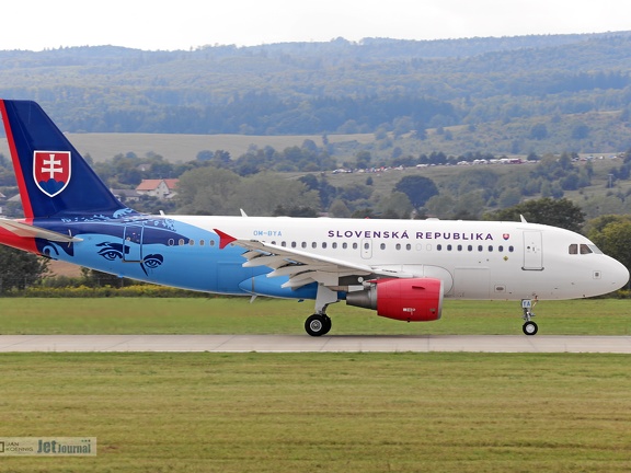 OM-BYA, Airbus A319CJ
