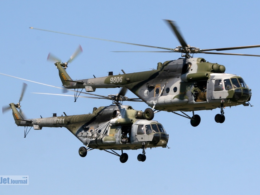 9806  und 9781, Mi-171S Czech Air Force