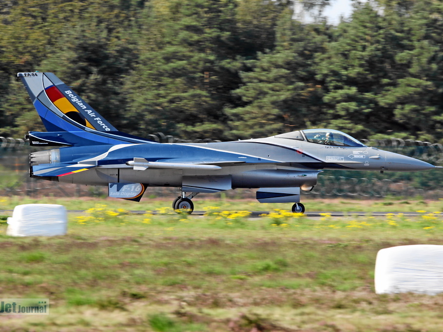 FA-84. F-16AM, Belgian Air Force Solodisplay