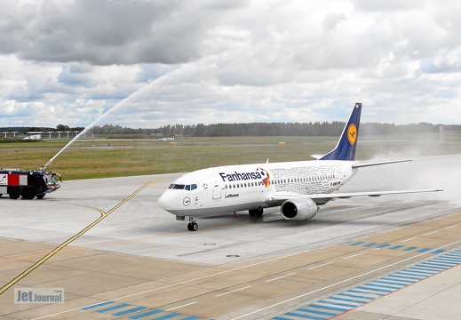 D-ABEK, Boeing B737-330 Lufthansa Fanhansa