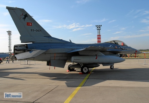 93-0671 F-16C 152 Filo Turkish Air Force