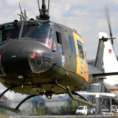 71+55 Rckkehr des SAR-Hubschraubers von einem glimplich verlaufenem Einsatz