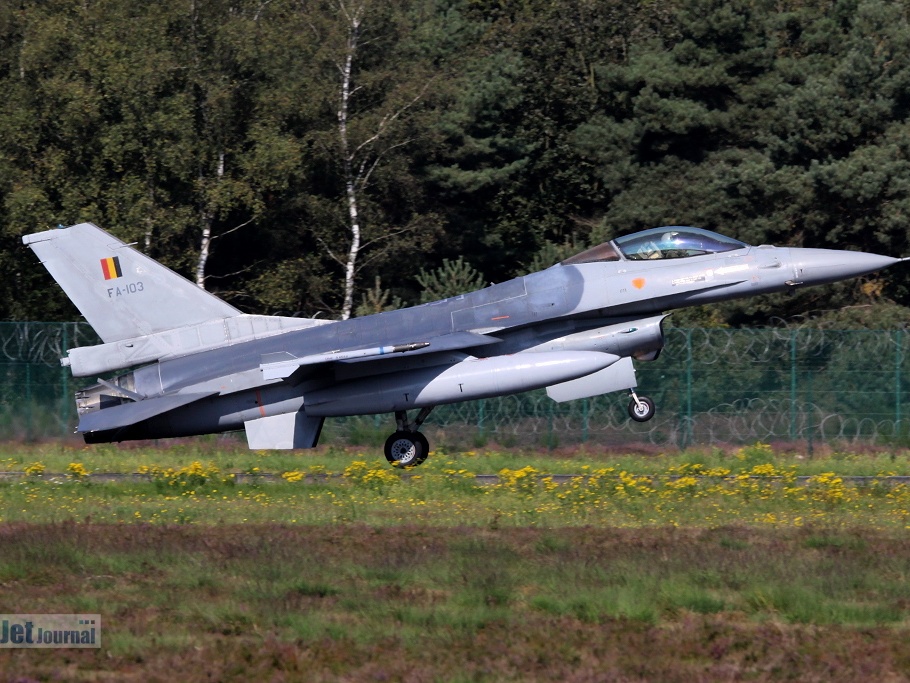 FA-103, F-16AM, Belgian Air Component