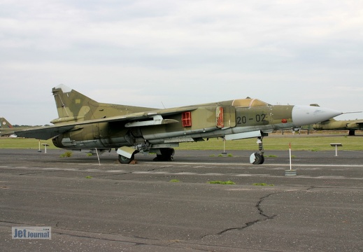 20-02, MiG-23MF, ex. 577 NVA