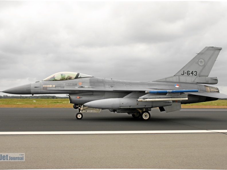 J-643, F-16AM, Royal Netherlands AF
